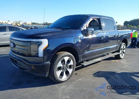 2025 Ford F-150 Lightning Platinum from USA, damaged, VIN 1FT6W7L72SWG20830